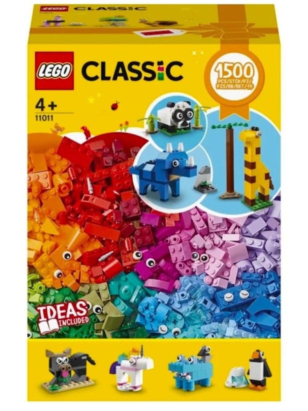 BRAND NEW LEGO Classic Creator Fun 11011 Bricks and Animals (1500 pcs) 4+